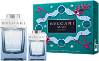 Bvlgari Man Glacial Essence Juice Set = EdP Nat. Spray 100 ml + EdP Nat. Spray 15 ml