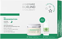ANNEMARIE BÖRLIND LL Regeneration Nachtpflege Set = Vitalisierende Nachtcreme 50 ml + 2-Phasen Aloe Vera-Shake 15 ml