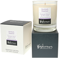 Highland Soap Soya Wax Candle Sottish Heather
