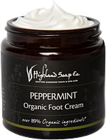 Highland Soap Organic Foot Cream Peppermint