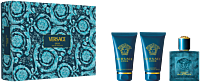 Versace Eros Set = EdT Nat. Spray 50 ml + Shower Gel 50 ml + After Shave Balm 50 ml