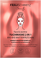 FrauSchmitz Beauty Face & Jawline Tuchmaske 2 in 1