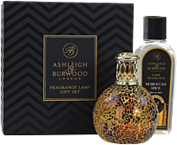 Ashleigh & Burwood Duftlampen Geschenkset Golden Sunset – Aromalampe mit Duftöl Moroccan Spice