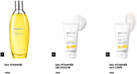 Biotherm Eau Vitaminée Geschenkset = Eau Vitaminee Spray 100 ml + Eau Vitaminee Douche 50 ml + Eau Vitaminee Body Milk