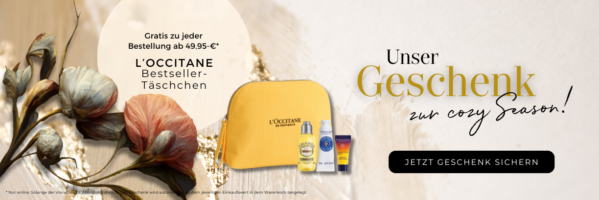 gratis L'Occitane Bestseller Täschchen