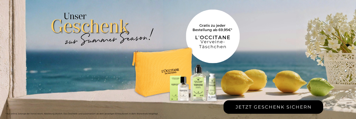 Gratis L'Occitane Kosmetiktasche mit Reisegrößen
