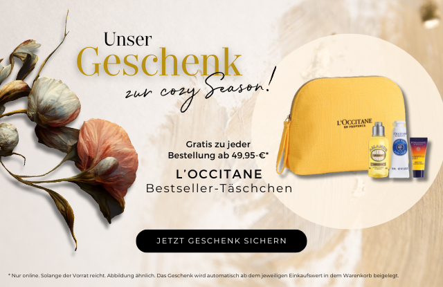 gratis L'Occitane Bestseller Täschchen