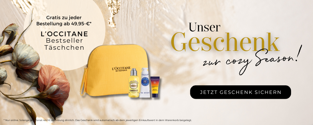 gratis L'Occitane Bestseller Täschchen