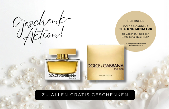Gratis Dolce Gabbana The one miniatur