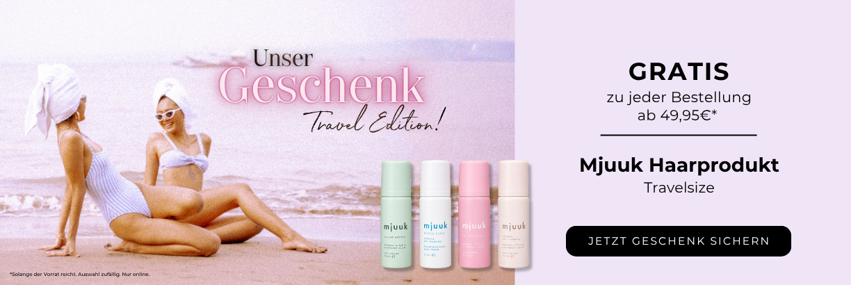 Gratis Mjuuk Haarpflege Travelsize